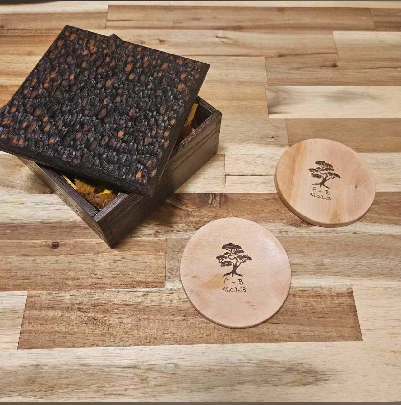 Ring Dishes and Box